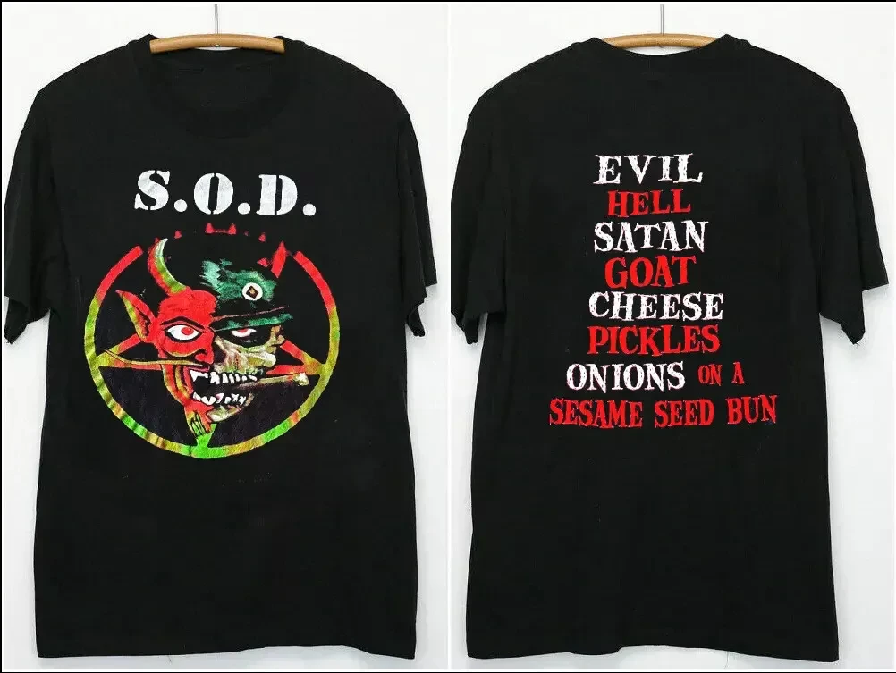 S.O.D. Band Vintage Stormtroopers Of Death Black S-4Xl Shirt American Fashion Hip Hop Rock Short Sleeve Men's Women's Street
S.O.D. Band Vintage Stormtroopers Of Death Black S-4Xl Shirt American Fashion Hip Hop Rock Short Sleeve Men's Women's Street