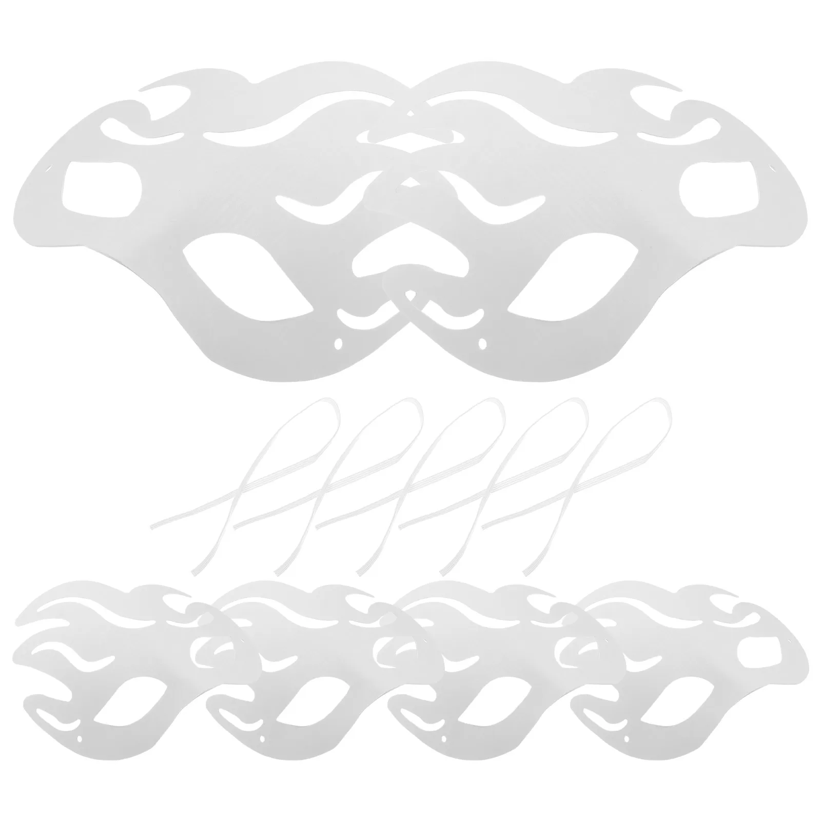5 Pcs Blank Masks Unpainted DIY Masquerade Mask for Women Paper Craft Halloween Eye Prom Costume Accessories Lightweight Face
5 Pcs Blank Masks Unpainted DIY Masquerade Mask for Women Paper Craft Halloween Eye Prom Costume Accessories Lightweight Face