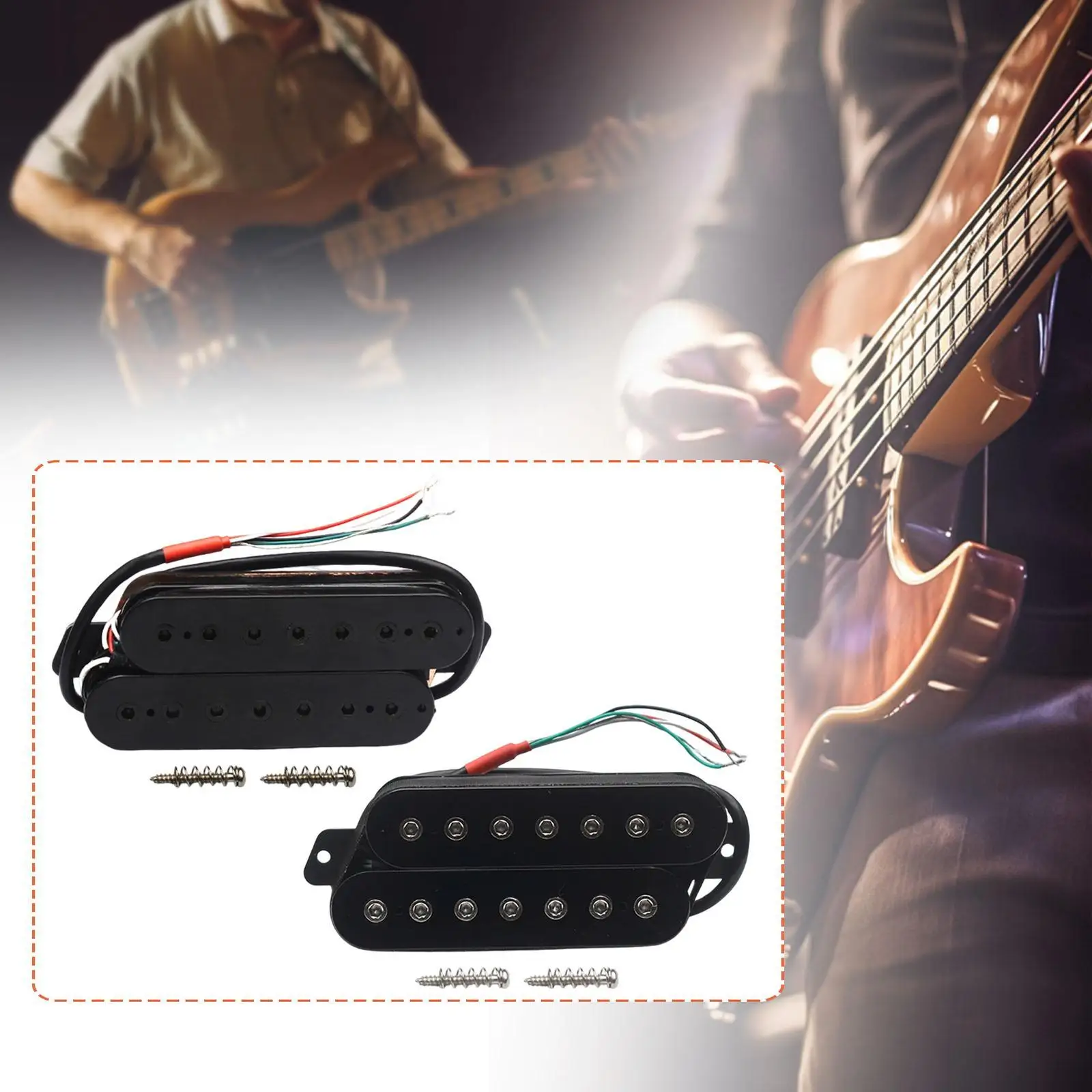 Универсальный 7-струнный звукосниматель хамбакер с двойной катушкой и предустановленной схемой для электрогитары, аксессуар для самостоятельной сборки
Универсальный 7-струнный звукосниматель хамбакер с двойной катушкой и предустановленной схемой для электрогитары, аксессуар для самостоятельной сборки
