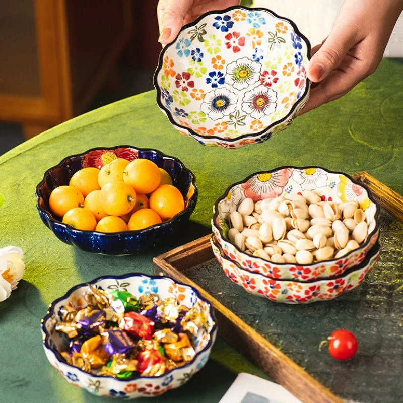 Ceramic Fruit Dessert Salad Bowl Plate Creative Retro Painted Household Seasoning Dipping Sauce Dish Plate Kitchen Tableware New
Ceramic Fruit Dessert Salad Bowl Plate Creative Retro Painted Household Seasoning Dipping Sauce Dish Plate Kitchen Tableware New