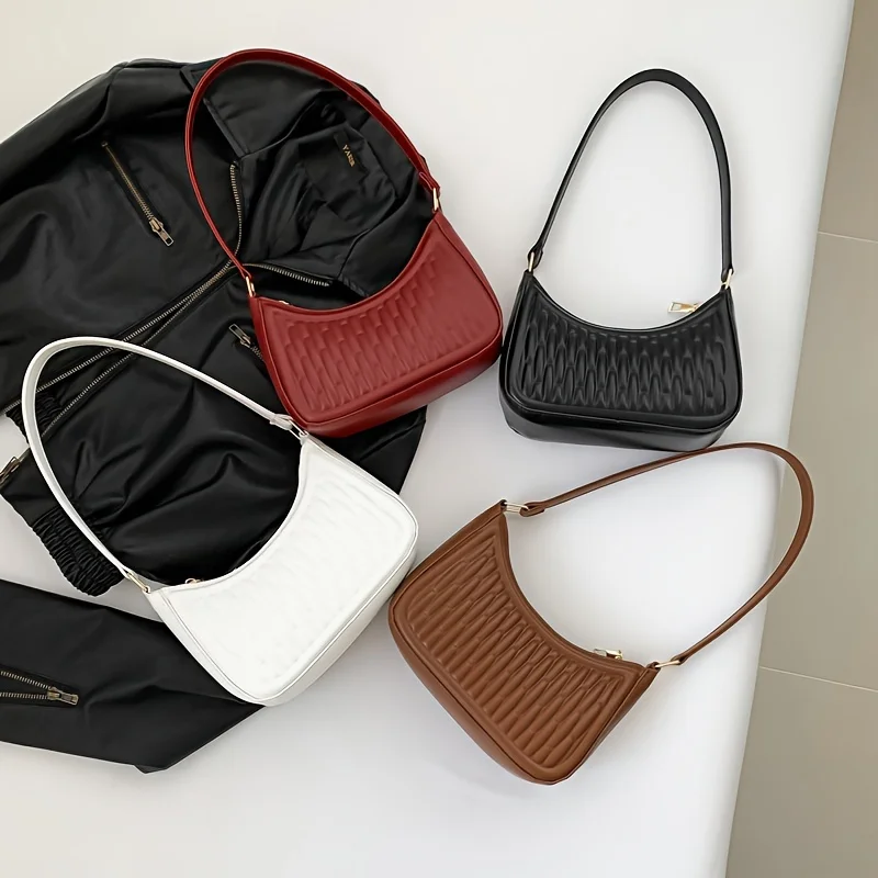 2024 Minimalist Solid Color Shoulder Bag, Trendy All-Match Underarm Zipper Bag For Women
2024 Minimalist Solid Color Shoulder Bag, Trendy All-Match Underarm Zipper Bag For Women