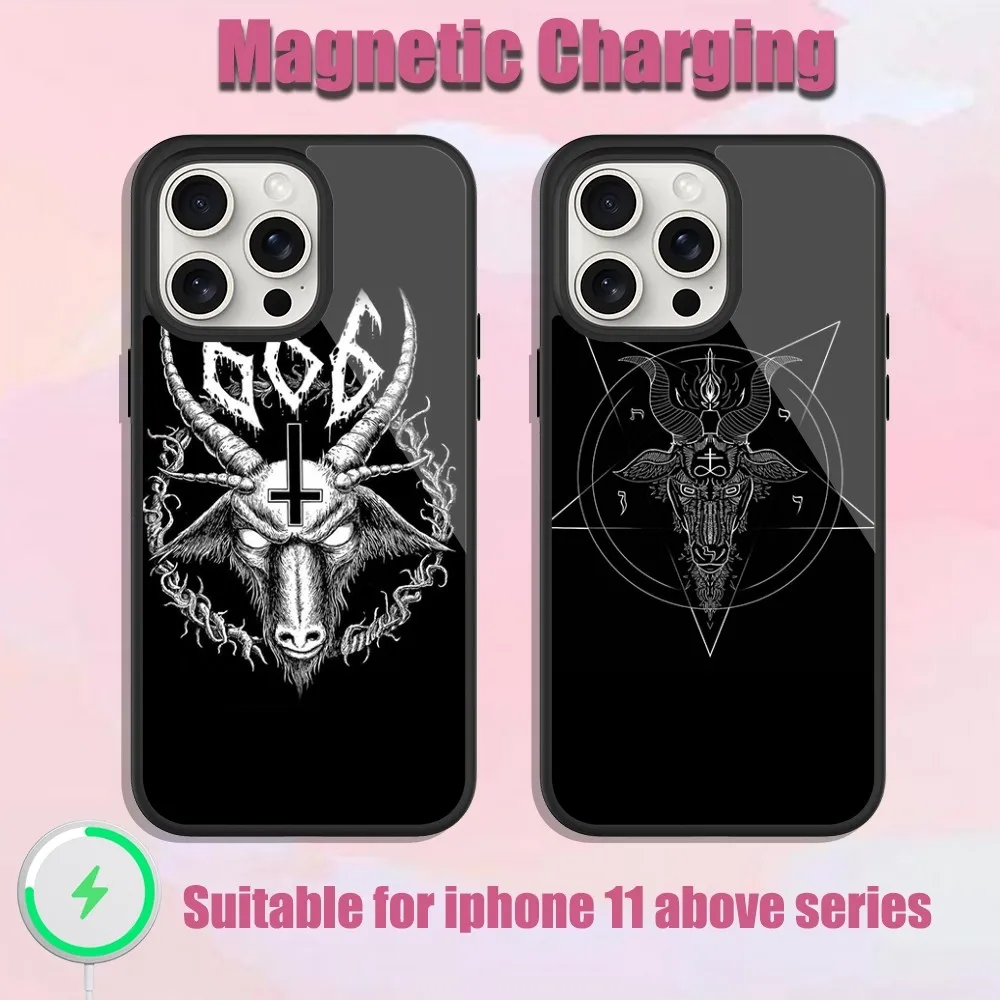 Pentagram 666 Demonic Satanic Phone Case For iPhone 13 15 11 12 14 Plus Pro Max Glass Charging Magsafe Magnetic Cover
Pentagram 666 Demonic Satanic Phone Case For iPhone 13 15 11 12 14 Plus Pro Max Glass Charging Magsafe Magnetic Cover