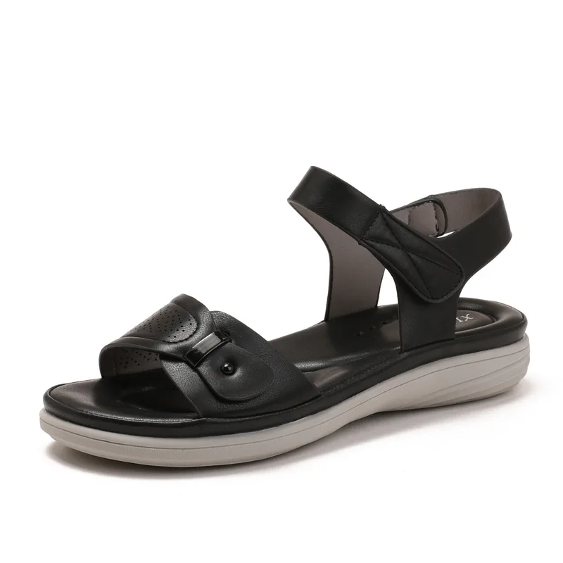 Женские повседневные сандалии на танкетке, новые модные шлепанцы на толстой платформе с ремешками, в римском стиле
Женские повседневные сандалии на танкетке, новые модные шлепанцы на толстой платформе с ремешками, в римском стиле