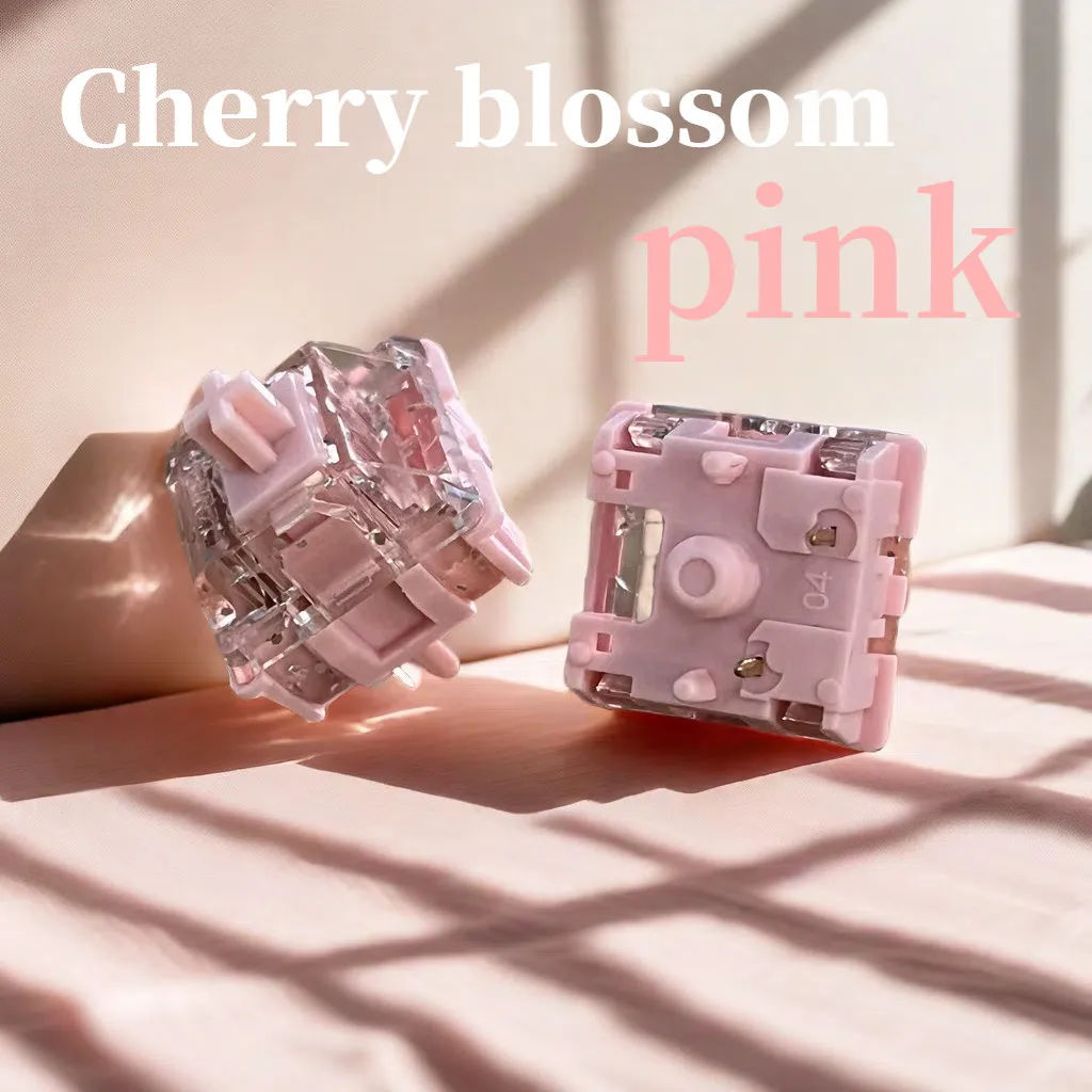 Blossom Pink Switch 5pin Hot Swappable for Mechanical Keyboards Factory Prelubed 35g Linear MX Switches
Blossom Pink Switch 5pin Hot Swappable for Mechanical Keyboards Factory Prelubed 35g Linear MX Switches