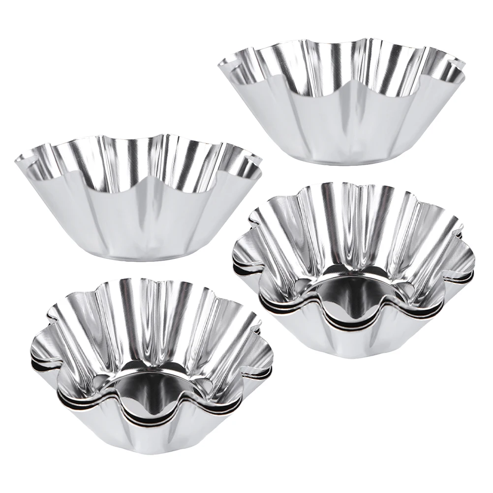 8pcs Egg Tart Molds Cake Tart Mold Baking Chrysanthemum Flower Shape Jelly Pan Stainless Steel Reusable Nonstick Kitchen
8pcs Egg Tart Molds Cake Tart Mold Baking Chrysanthemum Flower Shape Jelly Pan Stainless Steel Reusable Nonstick Kitchen
