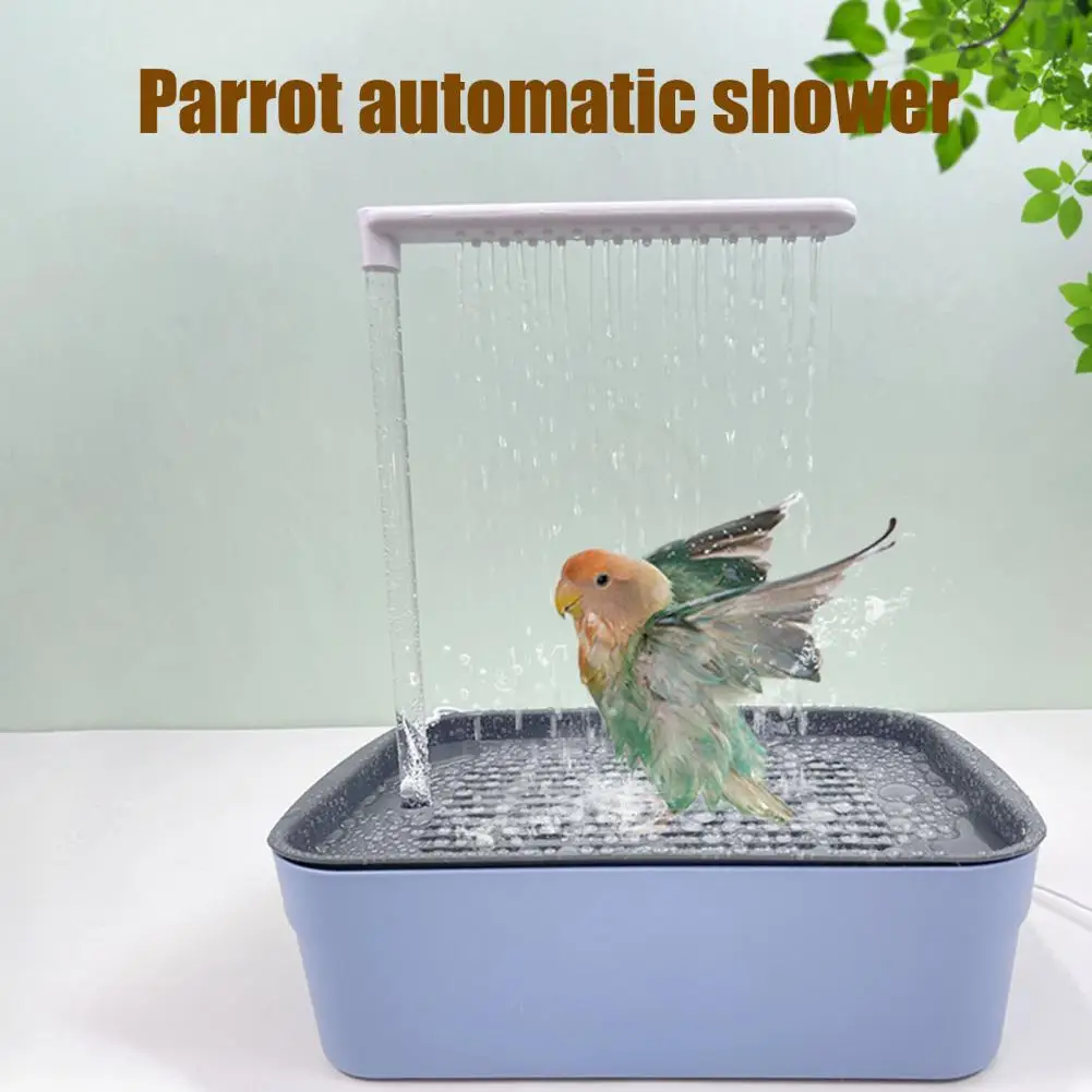Parrot Grooming Tool Electric Parrot Bathtub with Circulating Water Multifunctional Birds Shower for Lovebird for Cockatiel
Parrot Grooming Tool Electric Parrot Bathtub with Circulating Water Multifunctional Birds Shower for Lovebird for Cockatiel