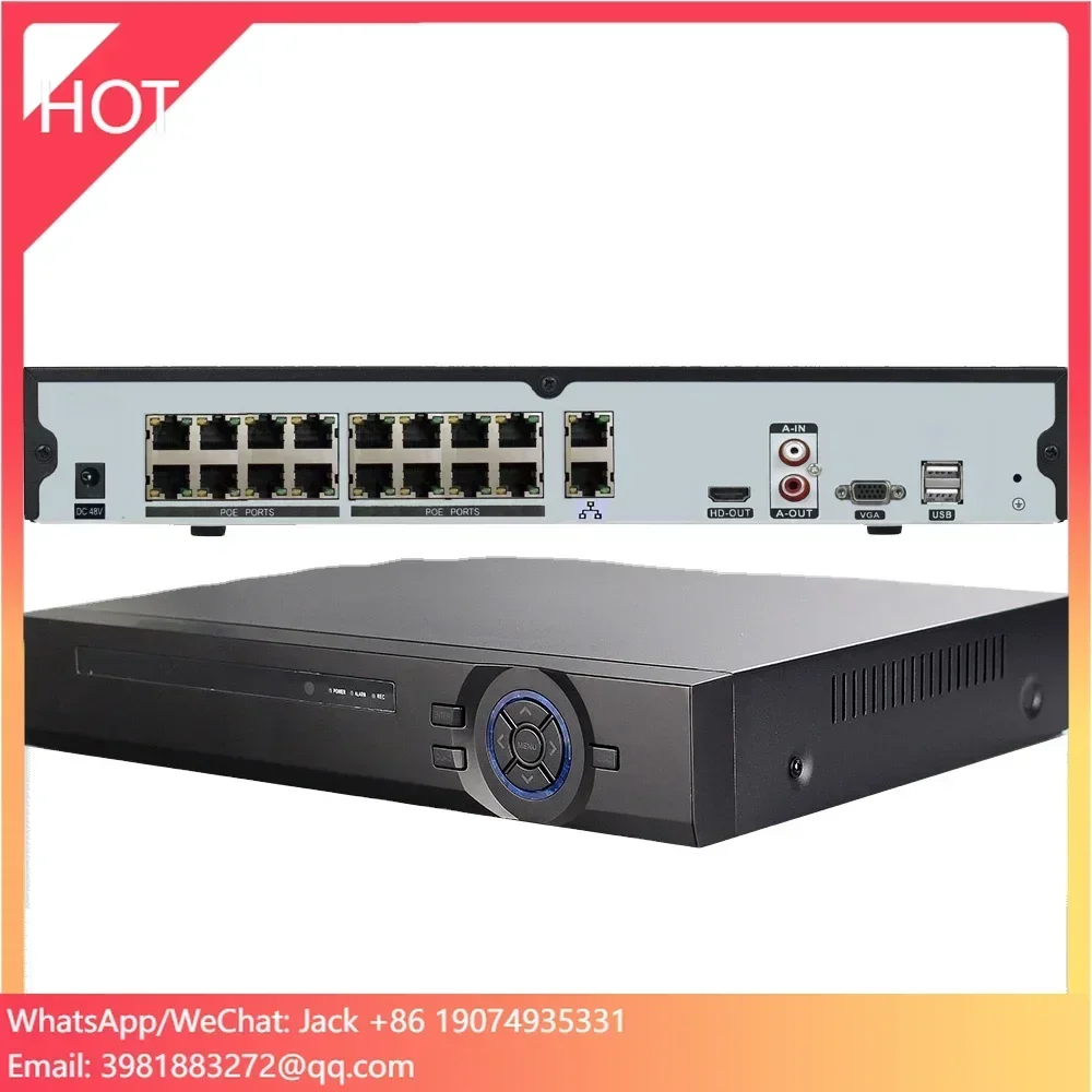 H.265 CCTV Security HD Network Video Recorders Support PTZ Control 16 Channel 4K 8MP POE NVR
H.265 CCTV Security HD Network Video Recorders Support PTZ Control 16 Channel 4K 8MP POE NVR