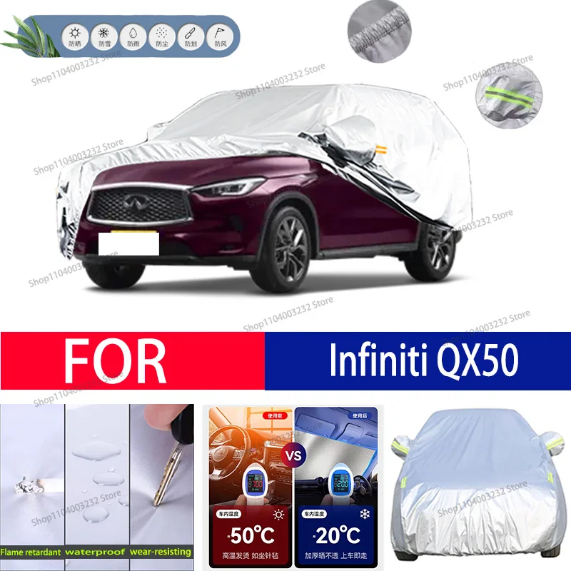 For lnfiniti QX50 Car clothing sun protection snow prevention antifreeze car protective cover auto cover
For lnfiniti QX50 Car clothing sun protection snow prevention antifreeze car protective cover auto cover