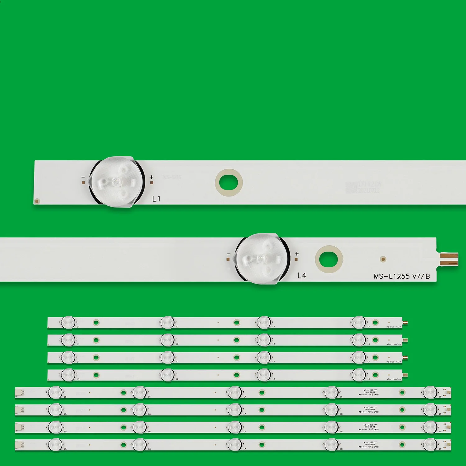 LED Backlight strip For MS-L1255 V7 894527/50S18 50LEX-5056-FT2C 50LEX-6027 50LEM-1070 HTV-LED50UHDS100T2 Rtv-5019usm
LED Backlight strip For MS-L1255 V7 894527/50S18 50LEX-5056-FT2C 50LEX-6027 50LEM-1070 HTV-LED50UHDS100T2 Rtv-5019usm