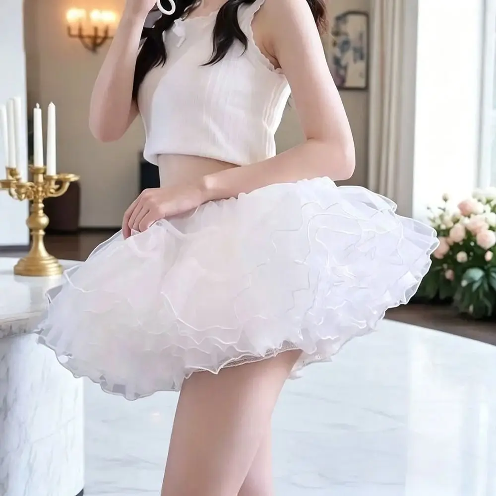 Fashion Lolita Petticoat Without Hoop White Ball Gown Petticoats Cosplay Breathable Wedding Petticoats Women Girls
Fashion Lolita Petticoat Without Hoop White Ball Gown Petticoats Cosplay Breathable Wedding Petticoats Women Girls