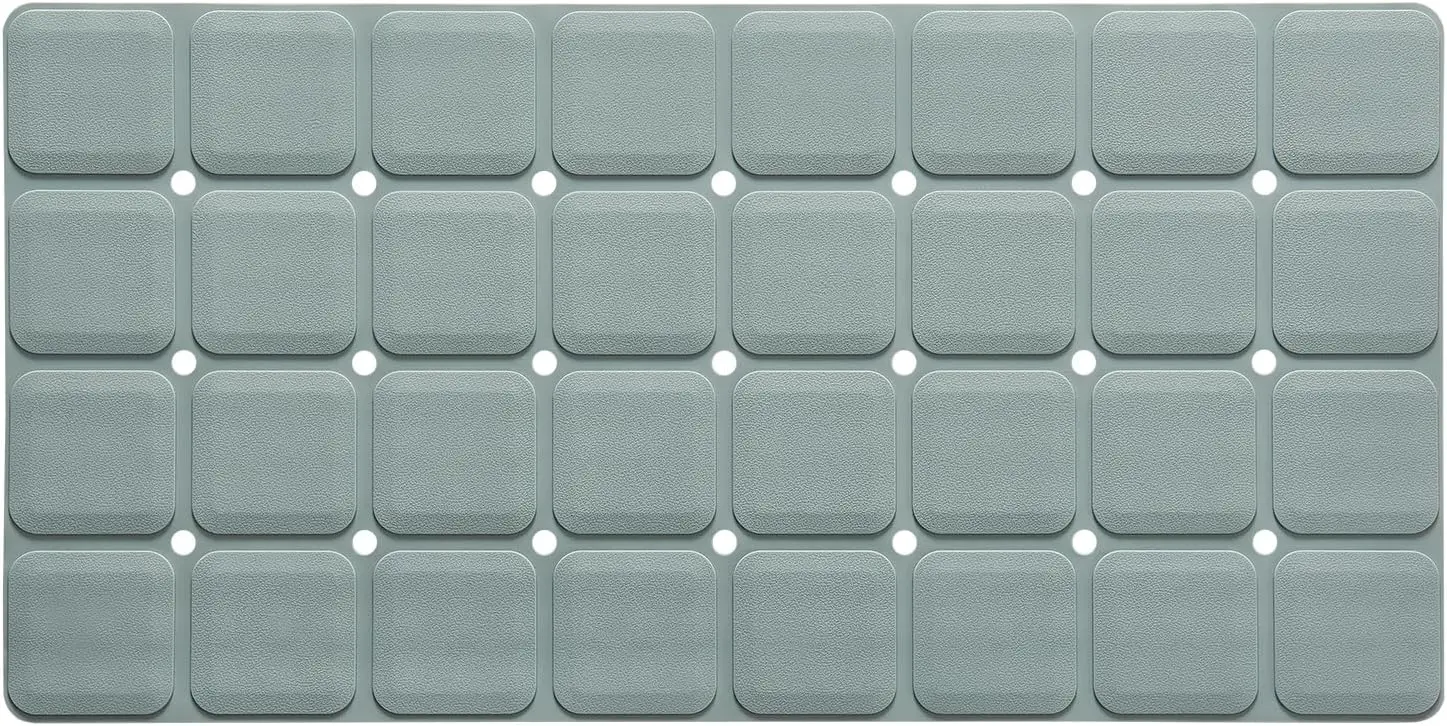 Non-Slip Silicone Bath Mat with Suction Cups – Quick-Dry, Foldable Shower Mat for Families, 28"x14" Grey
Non-Slip Silicone Bath Mat with Suction Cups – Quick-Dry, Foldable Shower Mat for Families, 28"x14" Grey