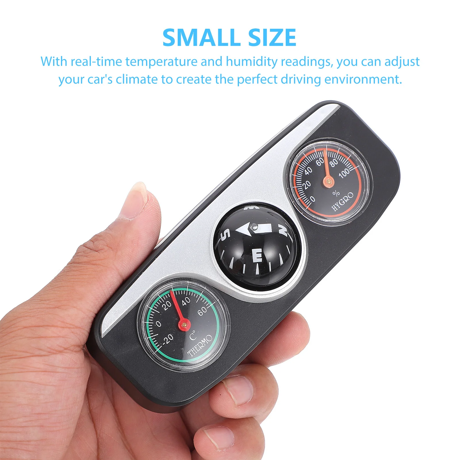 Vehicle Compass Ornament Temperature Humidity Monitor Accurate Direction Finder Car Compass Car Decoration Vehicle Navigation
Vehicle Compass Ornament Temperature Humidity Monitor Accurate Direction Finder Car Compass Car Decoration Vehicle Navigation