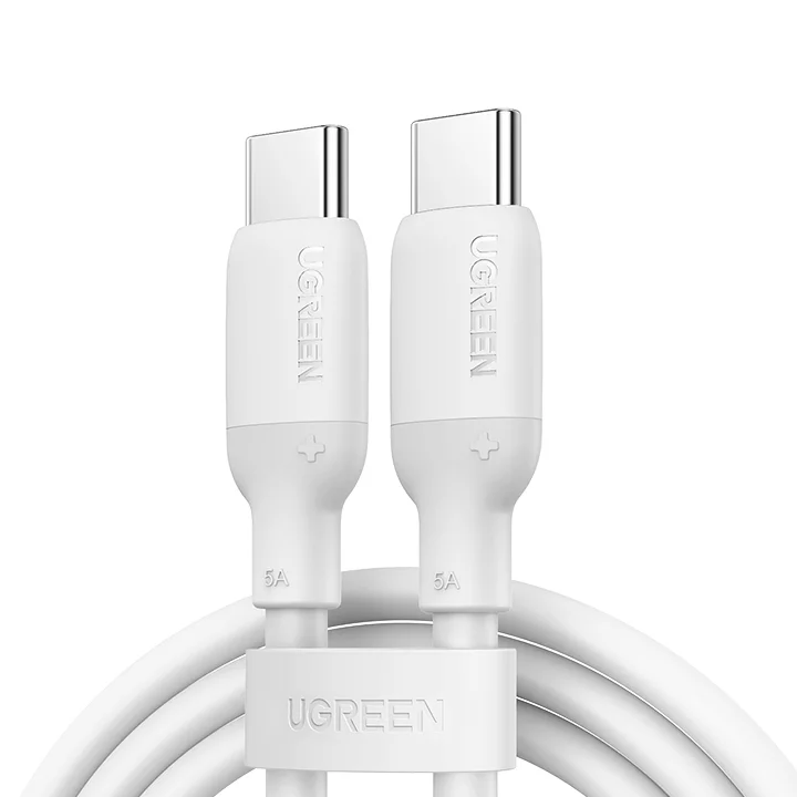 UGREEN USBC to USBC Cable PD 100W USB C Fast Charging Cable 5A Type C Silicone Data Cable White Blue 1.5m Cord
UGREEN USBC to USBC Cable PD 100W USB C Fast Charging Cable 5A Type C Silicone Data Cable White Blue 1.5m Cord