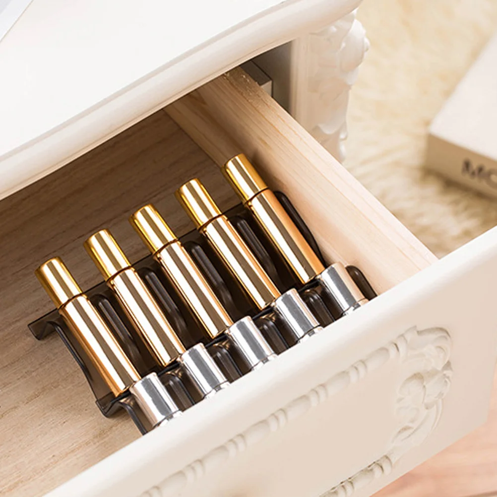 5Pcs Essential Oil Bottle Organizer Plastic Storage Rack 5 Slots Holder for Home Office Display Drawer Organizer Black
5Pcs Essential Oil Bottle Organizer Plastic Storage Rack 5 Slots Holder for Home Office Display Drawer Organizer Black