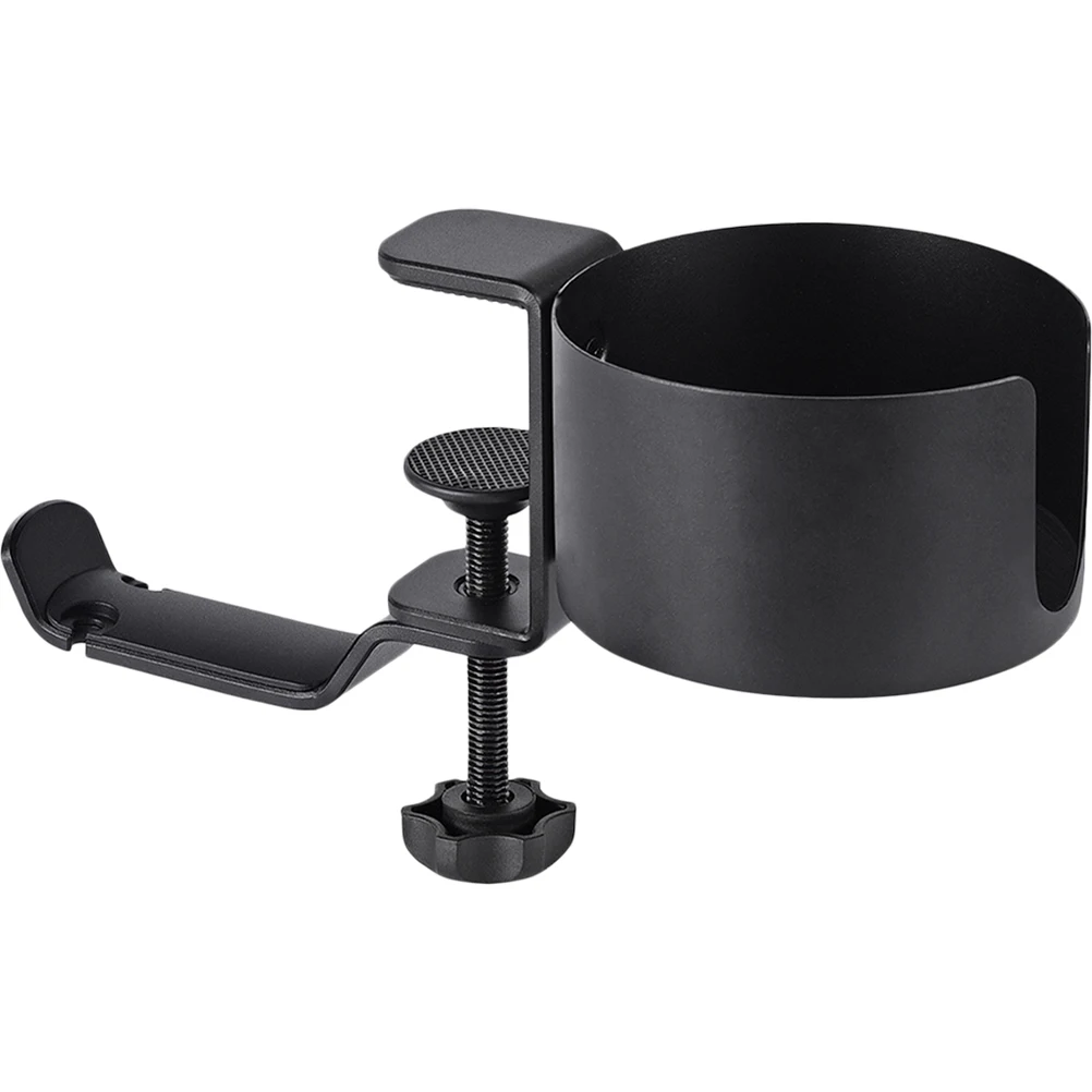 Aluminum Alloy Desk Cup Holder Headphone Hanger Adjustable Rotatable Clamp Suitable Most Cups Stable Performance Reliable
Aluminum Alloy Desk Cup Holder Headphone Hanger Adjustable Rotatable Clamp Suitable Most Cups Stable Performance Reliable