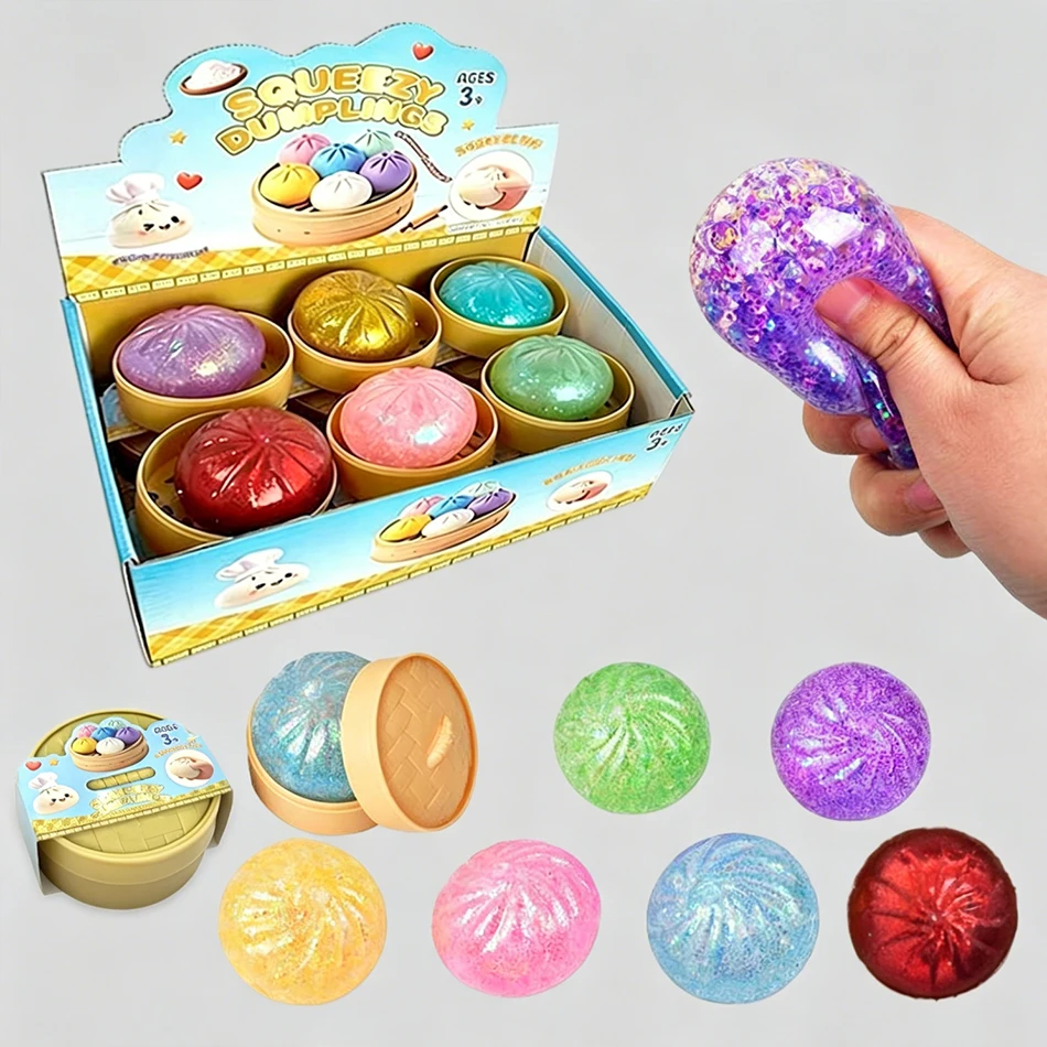 Glitter Dumpling Squishies Blind Box Soft TPR Relieve Anxiety Squeeze Toy For Adults Kids Boost Mood Antistress Gifts 2026 New
Glitter Dumpling Squishies Blind Box Soft TPR Relieve Anxiety Squeeze Toy For Adults Kids Boost Mood Antistress Gifts 2026 New