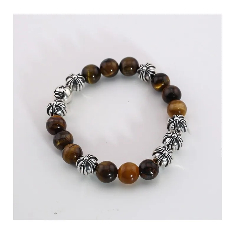 Crowe Tiger Eye Stone Creative Bracelet Cross Tongue and Other Classic Elements Men's and Women's Bracelets
Crowe Tiger Eye Stone Creative Bracelet Cross Tongue and Other Classic Elements Men's and Women's Bracelets