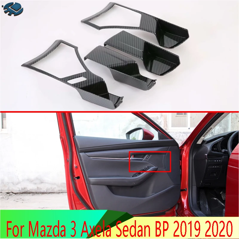For Mazda 3 Axela Sedan BP 2019 2020 Car Accessories Carbon Fiber Style Inner Door Handle Cover Catch Bowl Trim Insert Bezel
For Mazda 3 Axela Sedan BP 2019 2020 Car Accessories Carbon Fiber Style Inner Door Handle Cover Catch Bowl Trim Insert Bezel