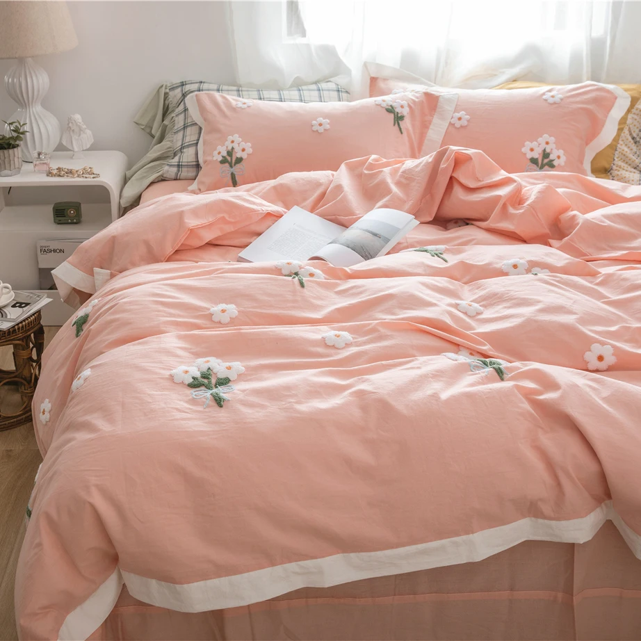 Комплект постельного белья из четырех предметов из хлопка Waed, однотонный, с вышивкой, в стиле принцесс, с покрывалом и балдахином, для студентов
Комплект постельного белья из четырех предметов из хлопка Waed, однотонный, с вышивкой, в стиле принцесс, с покрывалом и балдахином, для студентов