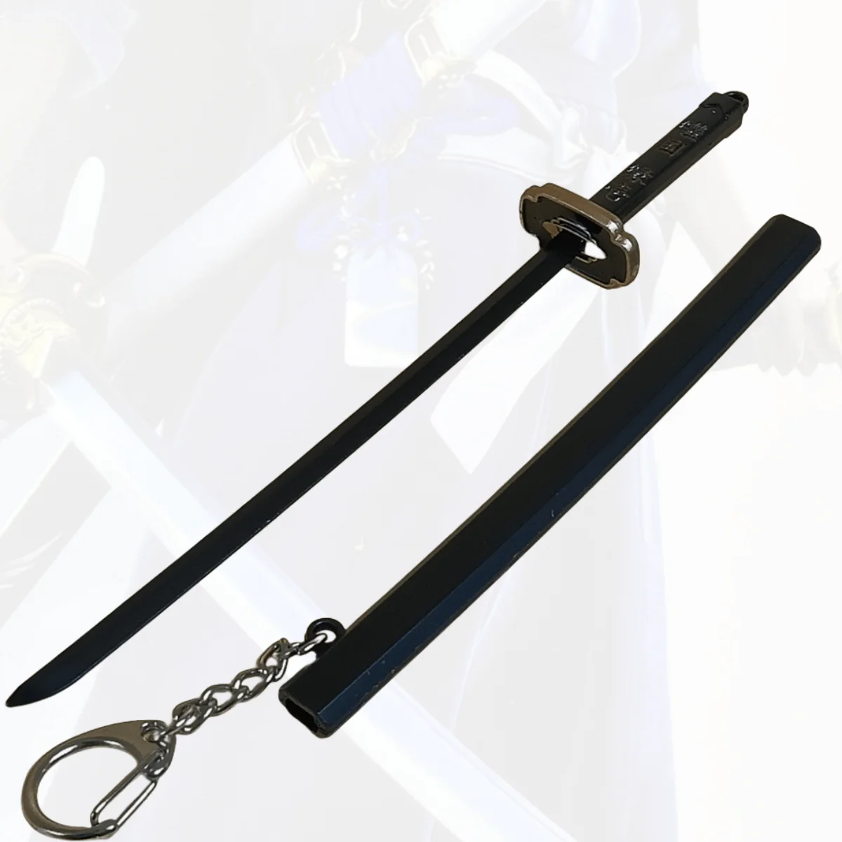 5,9 дюймов Demon Slayer Tsugikuni Yoriichi металлический меч катаны ниндзя нож оригинальный самурай катана аксессуары для косплея реквизит игрушка
5,9 дюймов Demon Slayer Tsugikuni Yoriichi металлический меч катаны ниндзя нож оригинальный самурай катана аксессуары для косплея реквизит игрушка