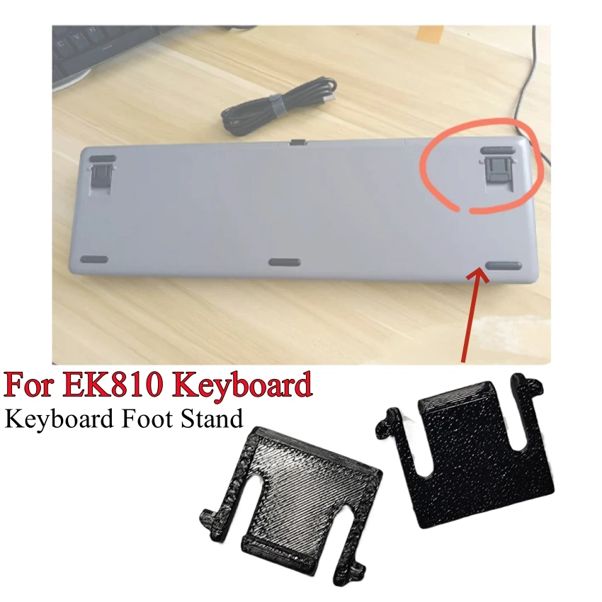 2PCS Keyboard Foot Stand Brackets for EK810 Keyboard Replacement Accessories
2PCS Keyboard Foot Stand Brackets for EK810 Keyboard Replacement Accessories
