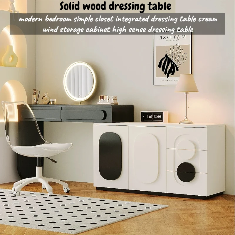Mirror Drawer Dressing Table Stool White Manicure Wood Makeup Vanity Storage Cabinet Desks Tocador Maquillaje Room Furniture
Mirror Drawer Dressing Table Stool White Manicure Wood Makeup Vanity Storage Cabinet Desks Tocador Maquillaje Room Furniture