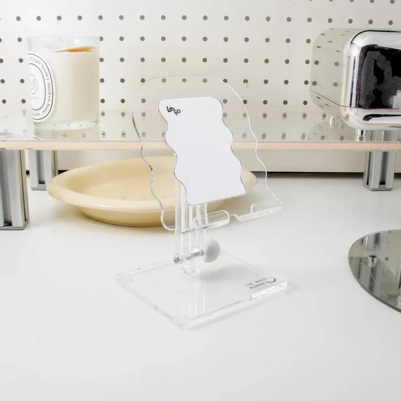 Держатель для телефона с зеркальной поверхностью 2-в-1, прозрачный акриловый, с узором «волна дофамина», универсальный для iPad и планшетов
Держатель для телефона с зеркальной поверхностью 2-в-1, прозрачный акриловый, с узором «волна дофамина», универсальный для iPad и планшетов