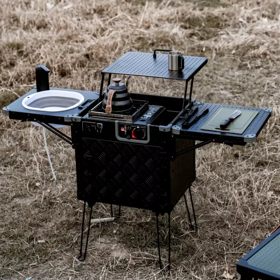 New Design Multi-function foldable and Portable Integrated Outdoor Kitchen Box for camping
New Design Multi-function foldable and Portable Integrated Outdoor Kitchen Box for camping