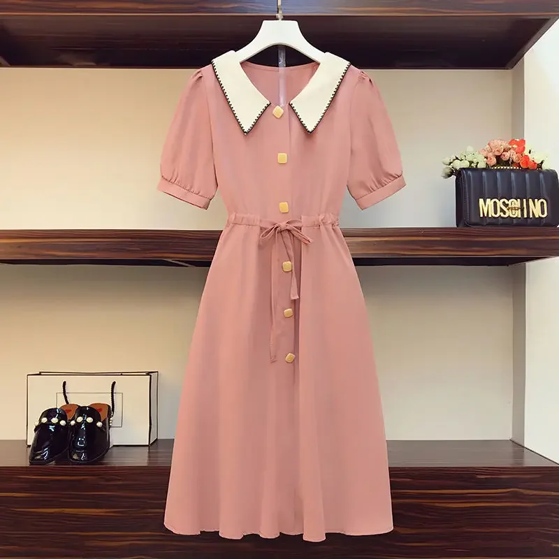 Black Midi Female Dresses 2024 Pink Women's Dress Clothing Cotton Offer Youthful Emo Xxl Chic And Elegant Pretty Trendy Summer
Black Midi Female Dresses 2024 Pink Women's Dress Clothing Cotton Offer Youthful Emo Xxl Chic And Elegant Pretty Trendy Summer