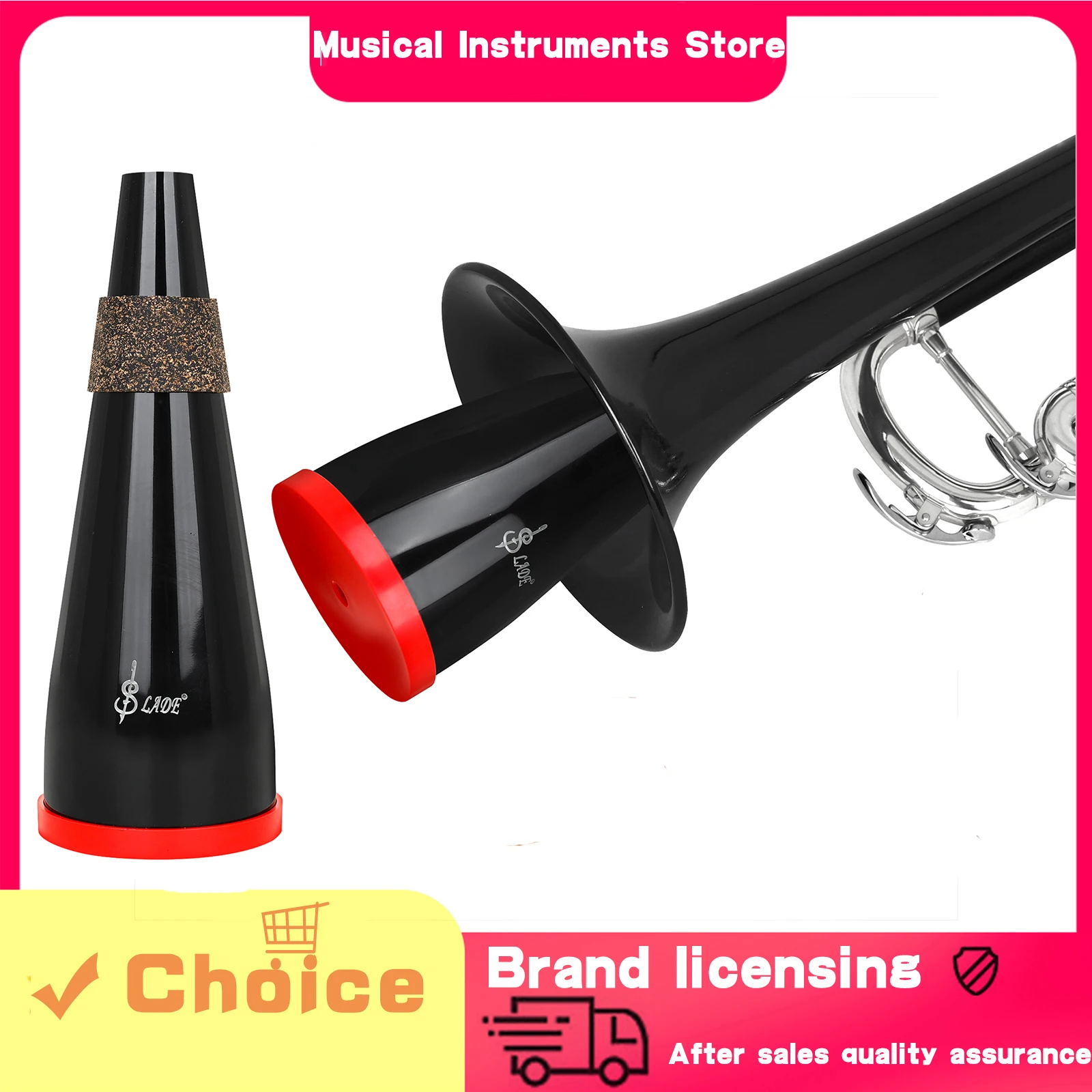 SLADE Trumpet Mute Cone Thickened ABS Portable Trumpet Mute Accessories Suitable for Beginners of Trumpet Performance
SLADE Trumpet Mute Cone Thickened ABS Portable Trumpet Mute Accessories Suitable for Beginners of Trumpet Performance