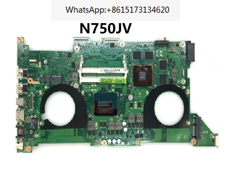 Getmycom Original For N750J N750JV N750JK I7-4700HQ CPU GTX750M Laptop motherboard REV2.0/2.1 mainboard test 100% work
Getmycom Original For N750J N750JV N750JK I7-4700HQ CPU GTX750M Laptop motherboard REV2.0/2.1 mainboard test 100% work