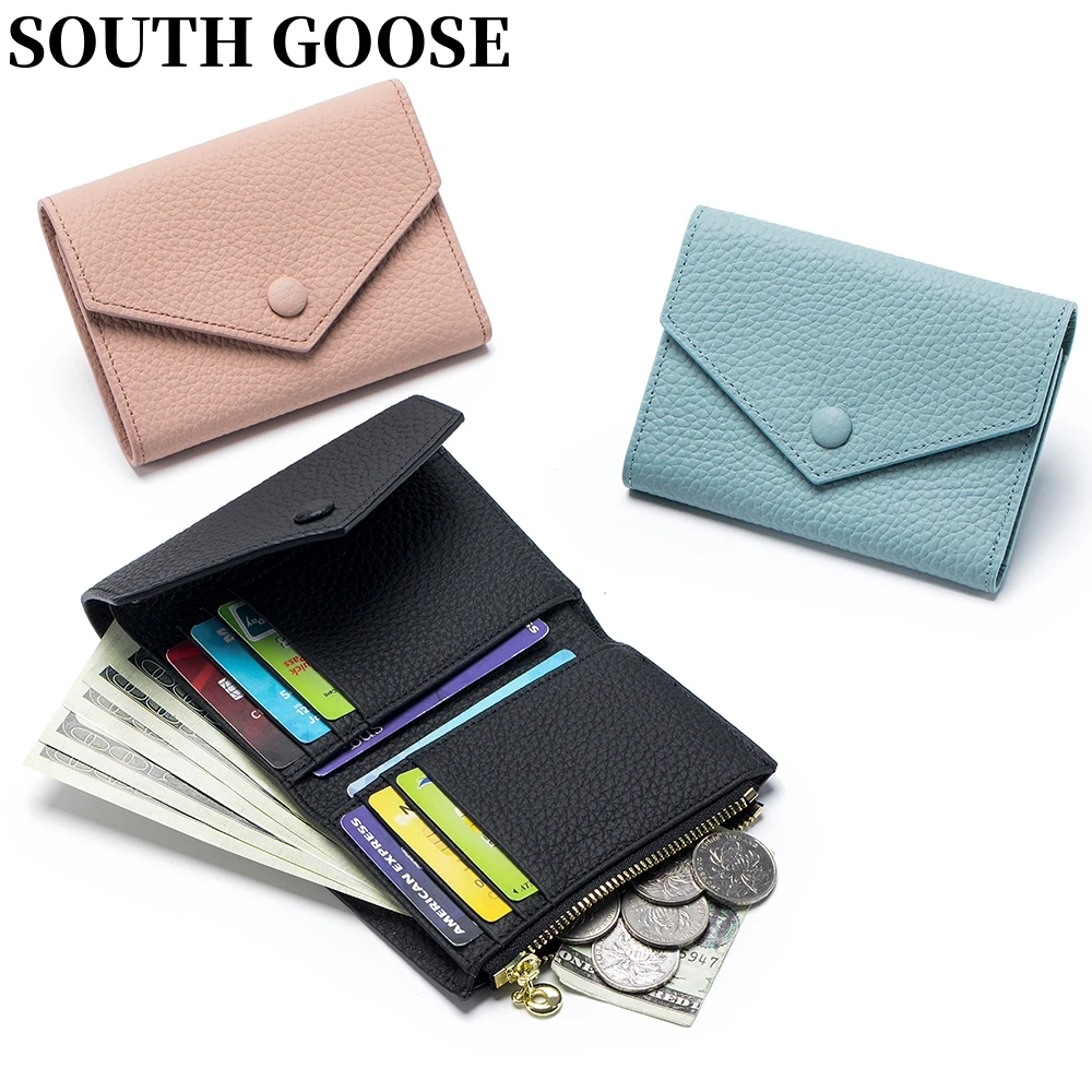 Short Wallets for Women Practical Design Trifold Organizer Purses Female Soft Genuine Leather Credit Card Holder Coin Purses
Short Wallets for Women Practical Design Trifold Organizer Purses Female Soft Genuine Leather Credit Card Holder Coin Purses