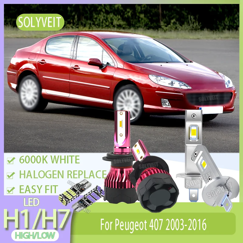 Long Lifespan Over 60000hrs Waterproof Car Headlight Bulb LED H1/H7 High Low Beam For Peugeot 407 2003 2004 2005 2006 2007-2016
Long Lifespan Over 60000hrs Waterproof Car Headlight Bulb LED H1/H7 High Low Beam For Peugeot 407 2003 2004 2005 2006 2007-2016
