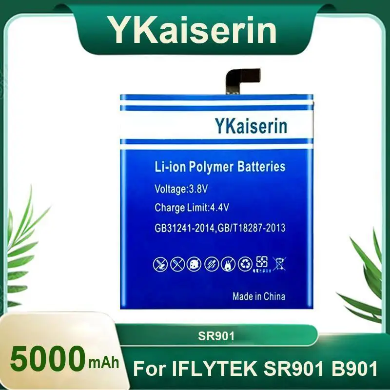 Voice Recognition Device Battery For Iflytek SR901 B901 Safe And Reliable Hardwearing 5000Mah
Voice Recognition Device Battery For Iflytek SR901 B901 Safe And Reliable Hardwearing 5000Mah