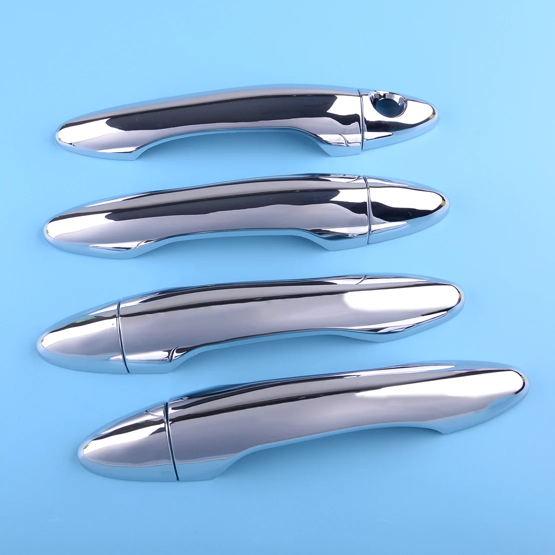 Car Exterior Front Rear Left Right Door Handle Cover Trim Set Silver Fit for Kia Forte K3 Cerato 2013 2014 2015 2016 2017 1 Hole
Car Exterior Front Rear Left Right Door Handle Cover Trim Set Silver Fit for Kia Forte K3 Cerato 2013 2014 2015 2016 2017 1 Hole