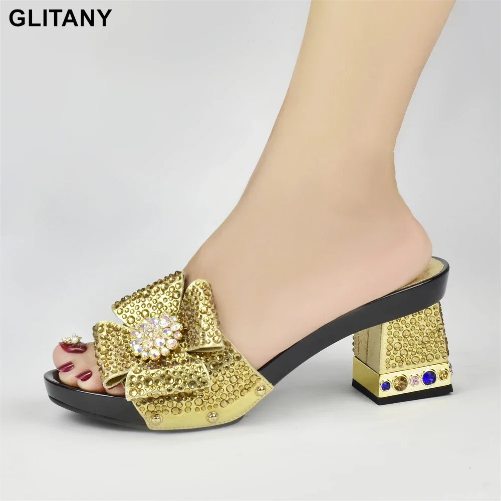 New Arrival Elegant Italian Women Shoes with Stone High Heels Summer Women Pumps Nigerian Women Wedding Shoes with Rhinestone
New Arrival Elegant Italian Women Shoes with Stone High Heels Summer Women Pumps Nigerian Women Wedding Shoes with Rhinestone