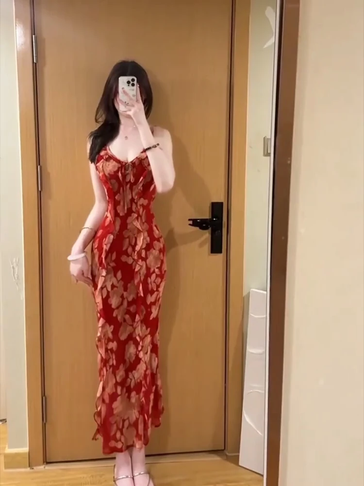 Keni plus Size Floral Print V-Neck Maxi Dress Women Summer Casual High Waist A-Line Skirt Korean Style Commute Wind Long Dress
Keni plus Size Floral Print V-Neck Maxi Dress Women Summer Casual High Waist A-Line Skirt Korean Style Commute Wind Long Dress