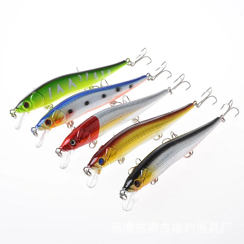 Sinking Minnow Fishing Lure 11.5cm 13.1g Rattle Beads Long Cast Bionic Hard Plastic Bait for Bass Pike Fresh Saltwater Fishing
Sinking Minnow Fishing Lure 11.5cm 13.1g Rattle Beads Long Cast Bionic Hard Plastic Bait for Bass Pike Fresh Saltwater Fishing