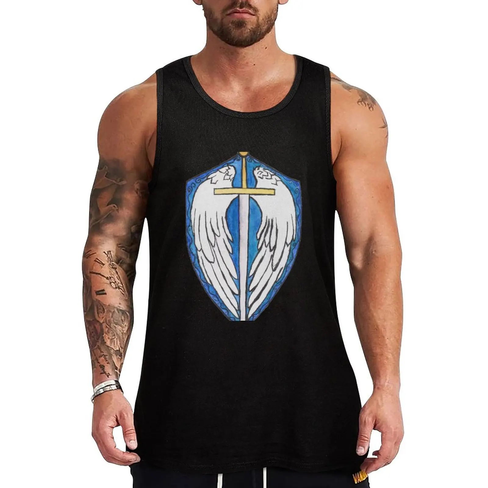 Sanctum Imperium Coat of Arms Tank Top Top summer Man gym clothes Men's clothing
Sanctum Imperium Coat of Arms Tank Top Top summer Man gym clothes Men's clothing