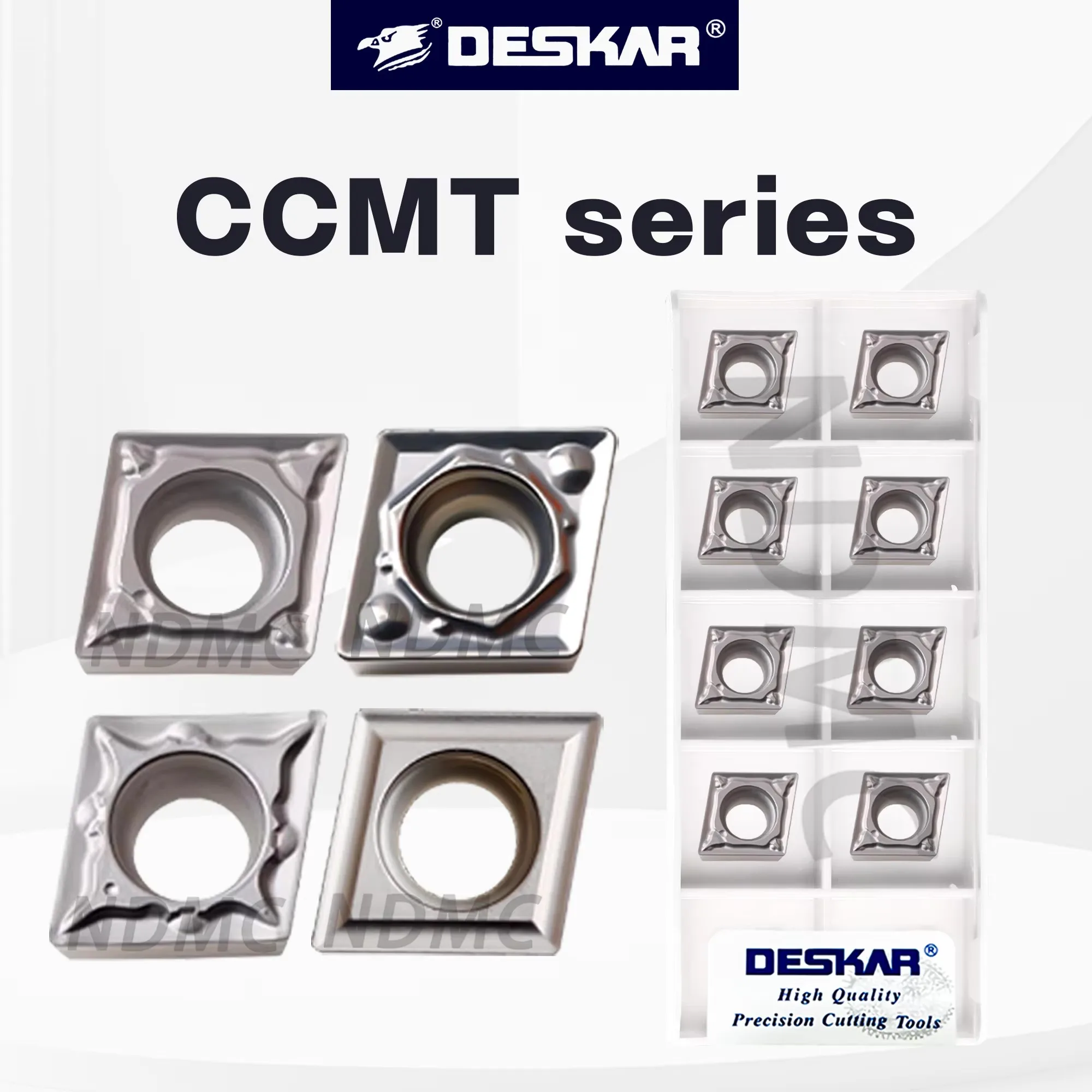 CCMT Series DESKAR CCMT09T304/08-MT/HQ/FG/PS LF90 Numerical Control Lathe Rhomb Ceramic Inserts Outer Circular Inner Hole Blades
CCMT Series DESKAR CCMT09T304/08-MT/HQ/FG/PS LF90 Numerical Control Lathe Rhomb Ceramic Inserts Outer Circular Inner Hole Blades