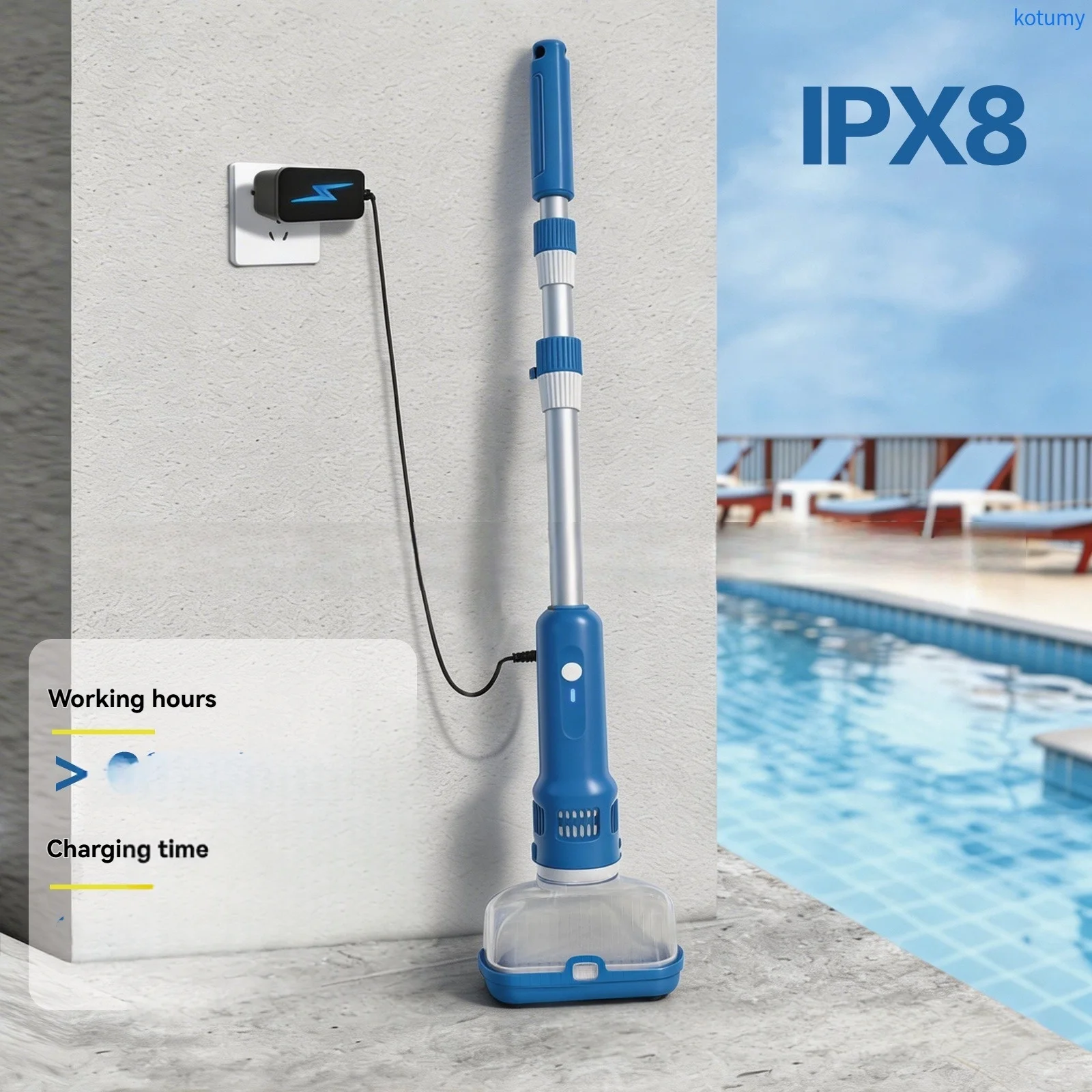 Popular 3-in-1 Cordless Handheld Pool Vacuum, High Suction Cleaner for Swimming Pool, Spa & Fish Pond
Popular 3-in-1 Cordless Handheld Pool Vacuum, High Suction Cleaner for Swimming Pool, Spa & Fish Pond