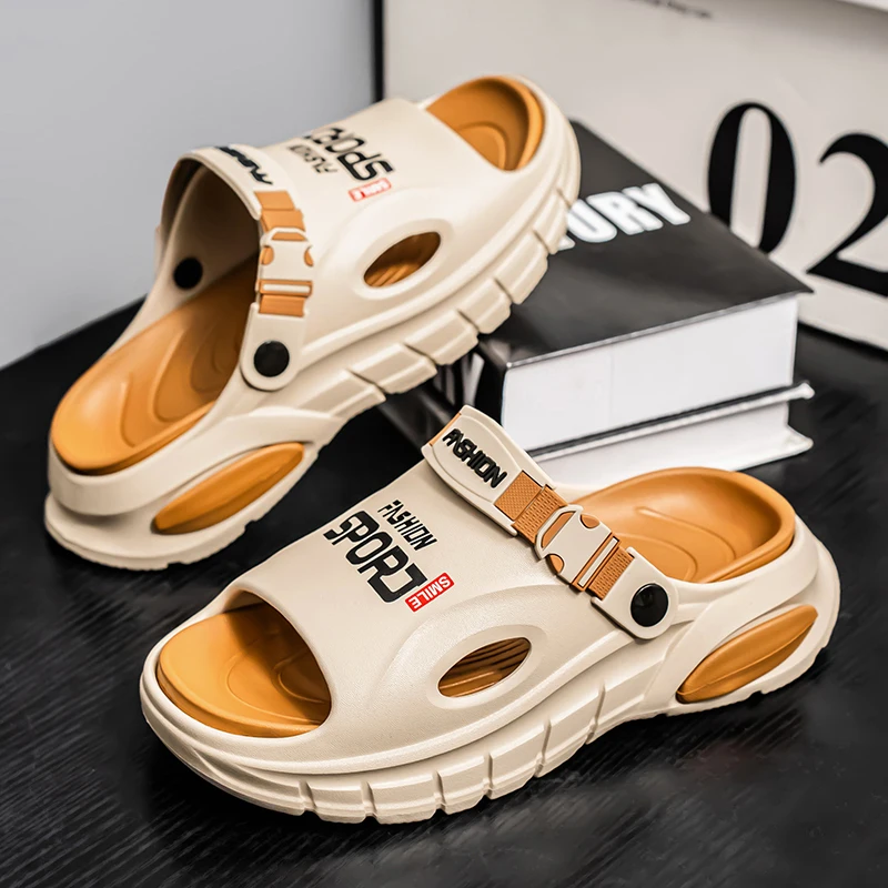 2025 Summer New Fashion Men's Shoes Comfortable Breathable Soft Non-slip Indoor Outdoor Beach Sandals Men Slippers
2025 Summer New Fashion Men's Shoes Comfortable Breathable Soft Non-slip Indoor Outdoor Beach Sandals Men Slippers