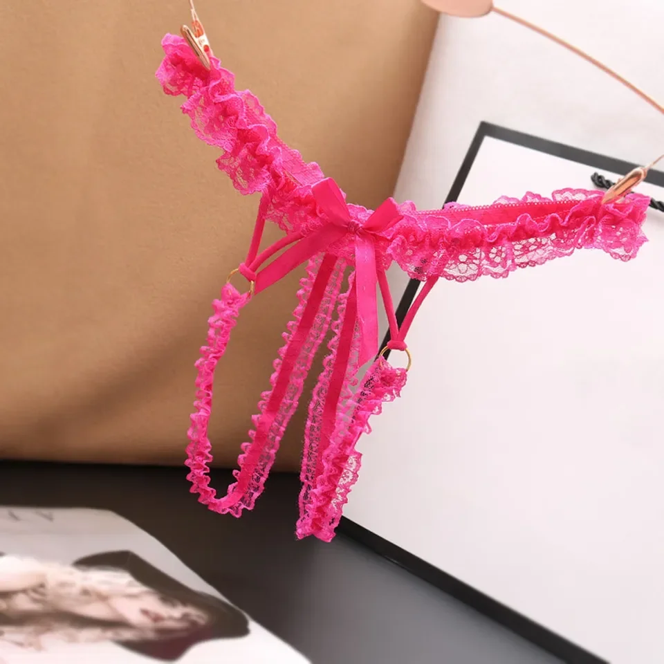 Women's Panties Lace Open Crotch Thongs Sexy Lingerie Erotic Panty Hot G-String Low Waist Underwear Tanga Crotchless Underpants
Women's Panties Lace Open Crotch Thongs Sexy Lingerie Erotic Panty Hot G-String Low Waist Underwear Tanga Crotchless Underpants