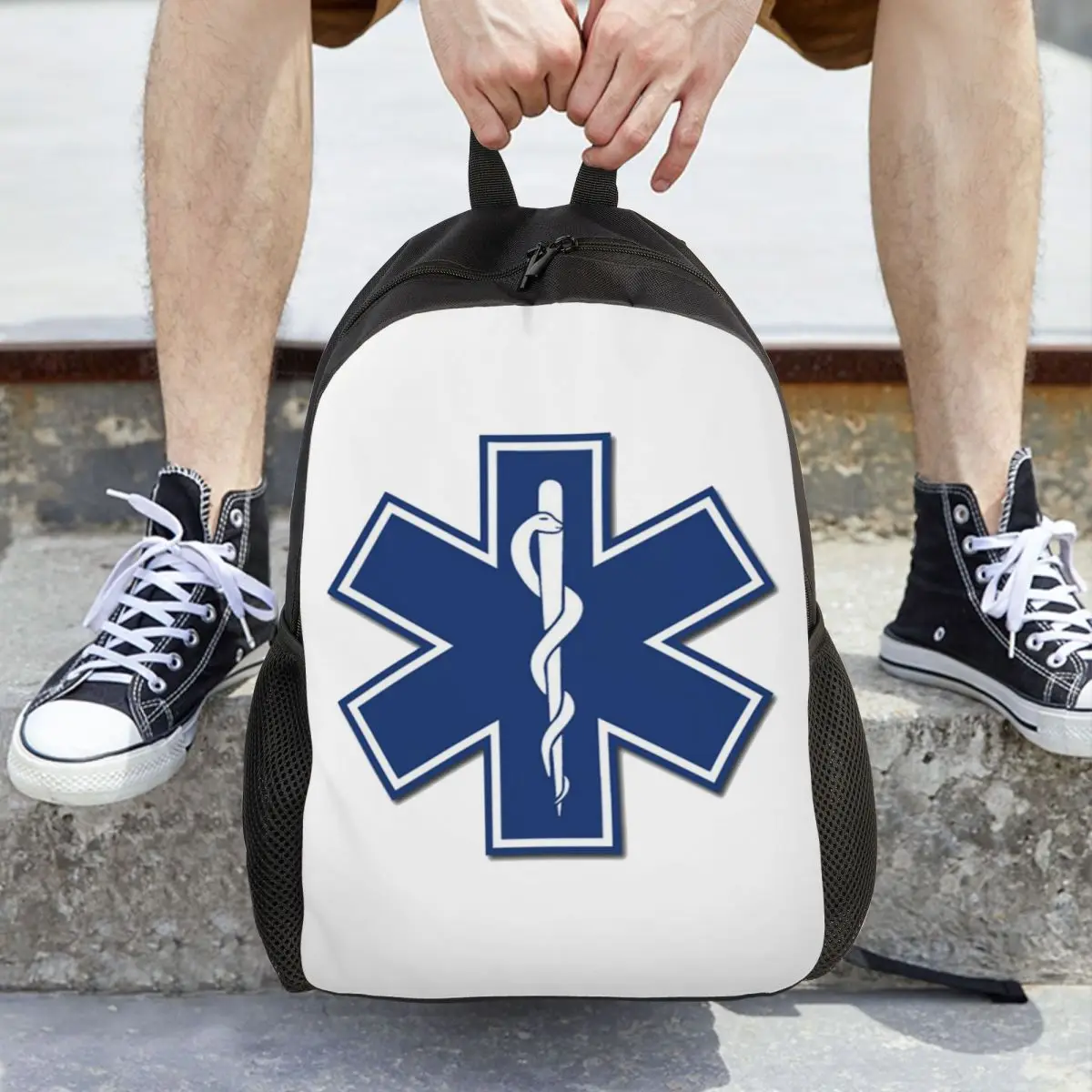 EMT Star Of Life Emergency Medical Backpack Daypack Large Capacity Boys Girls BookBag School Bag Shoulder Bags for Men Women
EMT Star Of Life Emergency Medical Backpack Daypack Large Capacity Boys Girls BookBag School Bag Shoulder Bags for Men Women