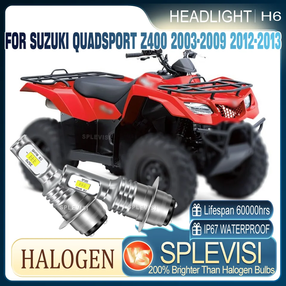Dustproof Clearer Illumination Long-Lasting 60000 Hours LED motorcycle Headlight For Suzuki Quadsport Z400 2003-2009 2012-2013
Dustproof Clearer Illumination Long-Lasting 60000 Hours LED motorcycle Headlight For Suzuki Quadsport Z400 2003-2009 2012-2013