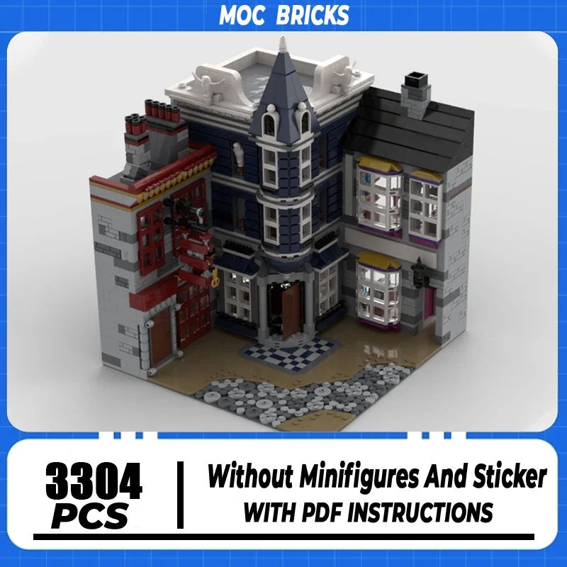 Street View Model Moc Building Blocks Owl Post Diagon Alley Model Technology Brick DIY Assembly Construction Toy Holiday Gifts
Street View Model Moc Building Blocks Owl Post Diagon Alley Model Technology Brick DIY Assembly Construction Toy Holiday Gifts