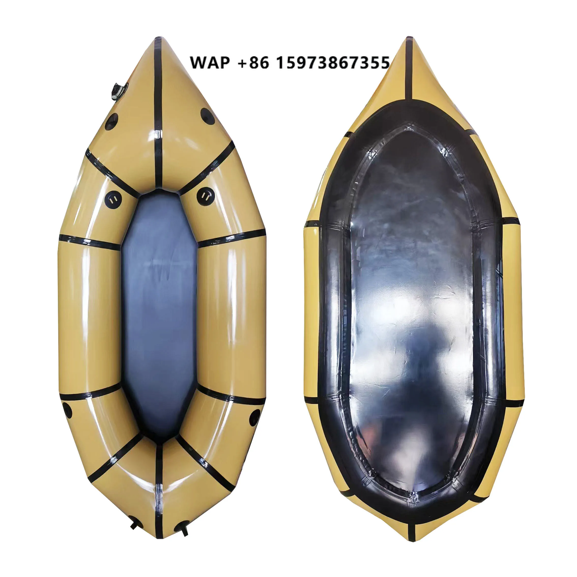Foldable TPU PVC Packraft Super Lightweight Inflatable Boat for Drifting Backcountry & Kayaking 1-2 Person Capacity
Foldable TPU PVC Packraft Super Lightweight Inflatable Boat for Drifting Backcountry & Kayaking 1-2 Person Capacity