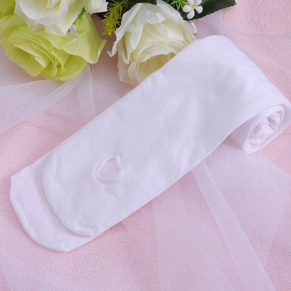 Girls' 1 Pair Ballet Tights Ultra Soft Opaque Footed Dance Stockings Stretchy No Binding For Class Daily Wear White Size S
Girls' 1 Pair Ballet Tights Ultra Soft Opaque Footed Dance Stockings Stretchy No Binding For Class Daily Wear White Size S