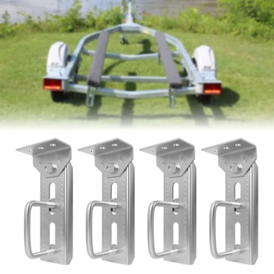 Boat Trailer Bunk Bracket Kit, " Galvanized Swivel Top Bunk Support Brackets, Adjustable Boat Trailer Bunk Support Mount, Fits
Boat Trailer Bunk Bracket Kit, " Galvanized Swivel Top Bunk Support Brackets, Adjustable Boat Trailer Bunk Support Mount, Fits