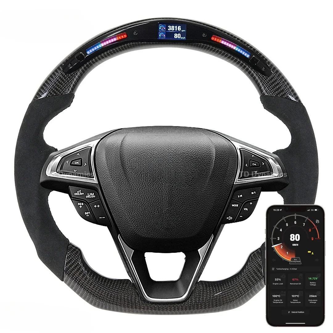 Светодиодный руль из углеродного волокна Galaxy Pro для Ford Fusion / Mondeo
Светодиодный руль из углеродного волокна Galaxy Pro для Ford Fusion / Mondeo